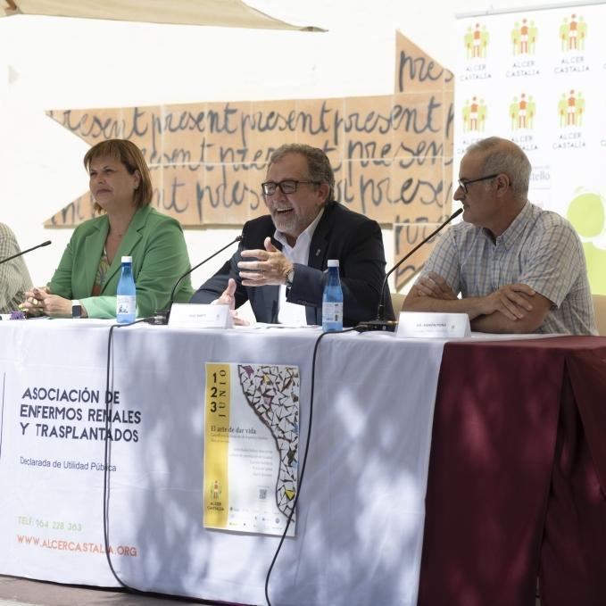 El Patio de las Aulas acoge la presentación de la Campaña de Donación de Órganos y Tejidos 2023 de ALCER Castalia