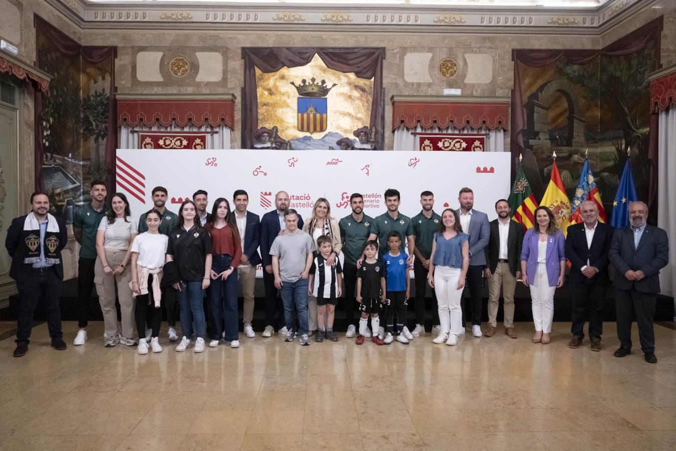 La Diputación rinde honores al CD Castellón