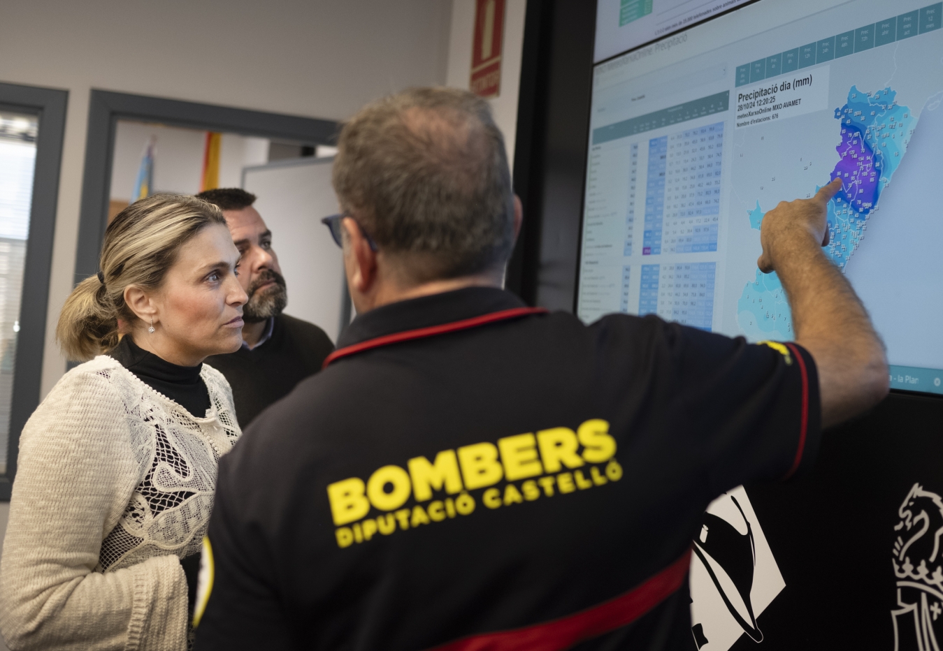 La Diputació de Castelló activa tot el dispositiu preventiu de bombers davant l'alerta taronja decretada en tota la província