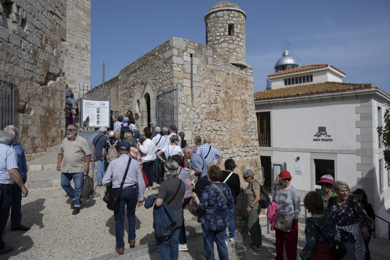 El Castillo de Peñíscola vuelve a batir récords y cierra el año 2024 con 342.556 visitantes