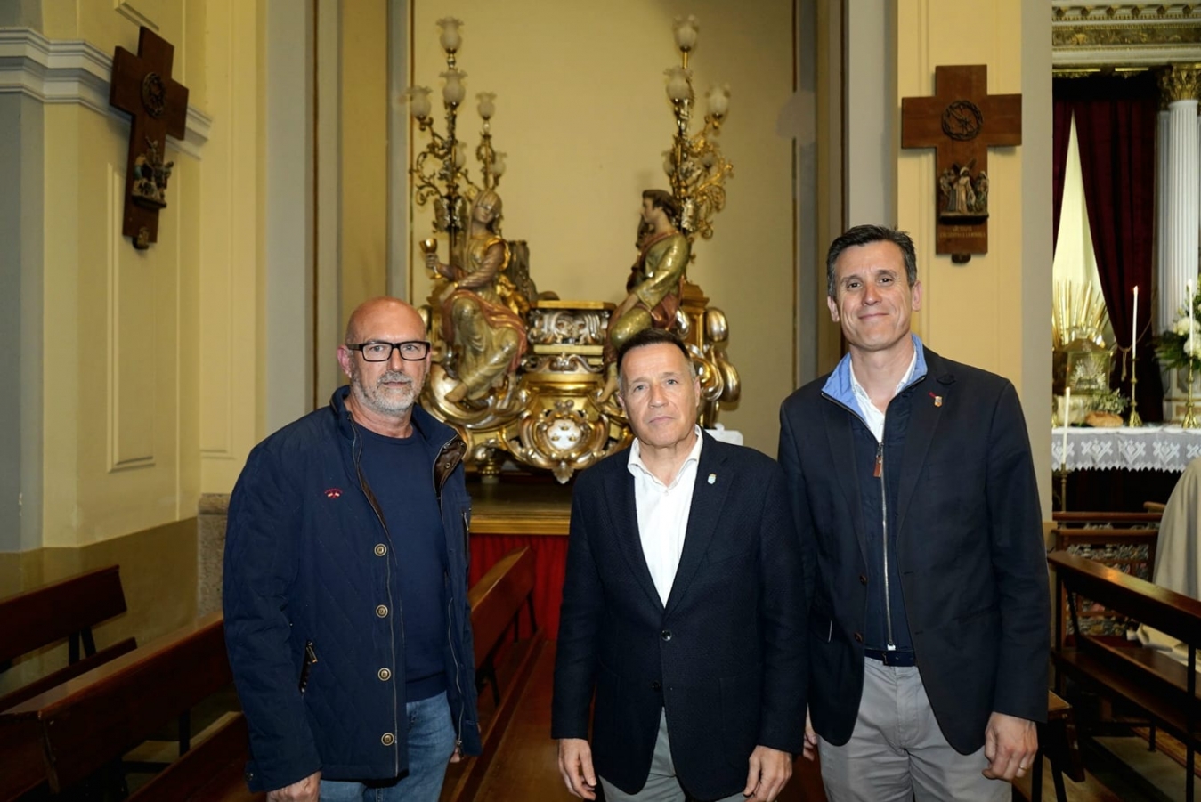 La Diputació de Castelló es compromet a millorar el patrimoni històric de Burriana i escometrà la restauració de la peanya de Sant Blai