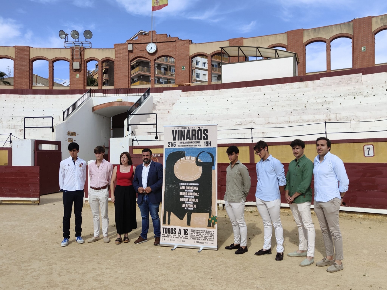 La Diputació de Castelló promou l'activitat de l'Escola Taurina i presenta el I Trofeu Plaça Marinera
