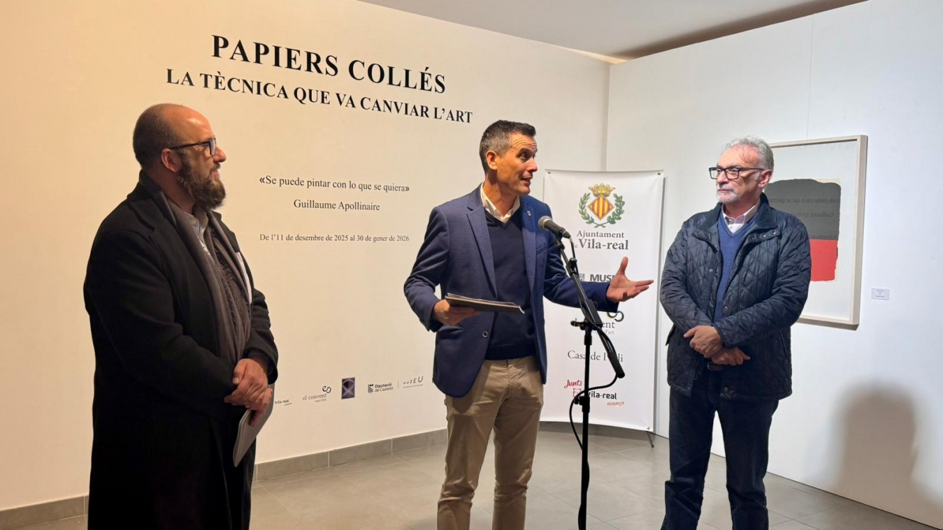 La Diputació de Castelló impulsa la cultura i l'art contemporani amb l'exposició ‘PAPIERS COLLÉS. La técnica que cambió el arte’