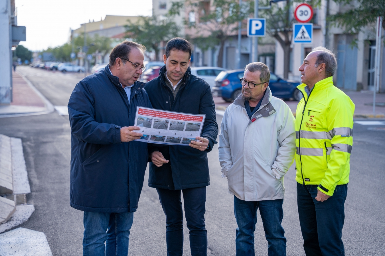 La Diputación de Castellón avanza en el acondicionamiento de travesías y la mejora de la seguridad vial en la provincia