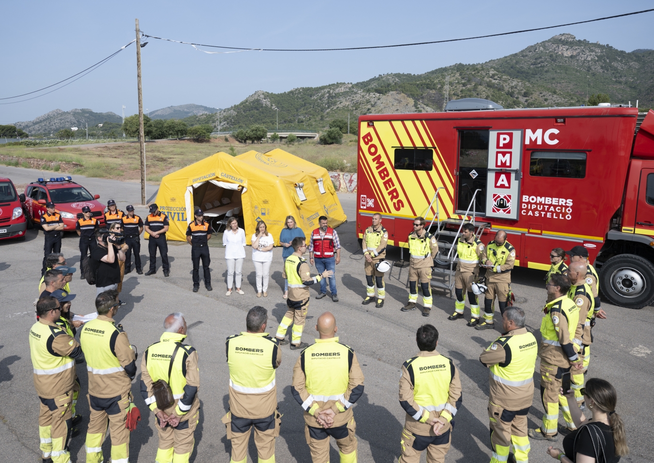El Consorci Provincial de Bombers coordina un ampli dispositiu per a la cobertura d'emergències en època estival
