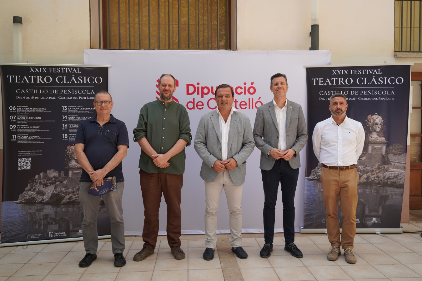 La Diputación de Castellón apuesta por poner la cultura en el mapa a través de las artes escénicas con el Festival de Teatro Clásico Castillo de Peñíscola